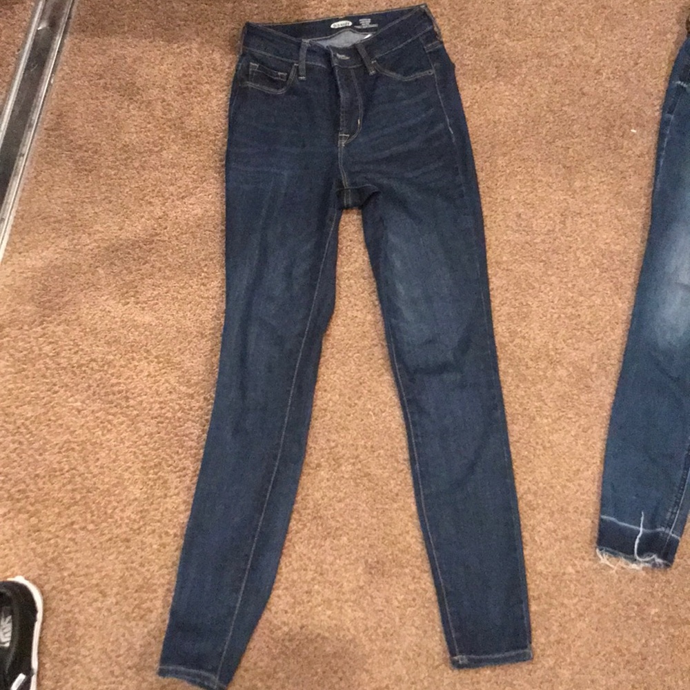Old navy rockstar super skinny high rise jeans